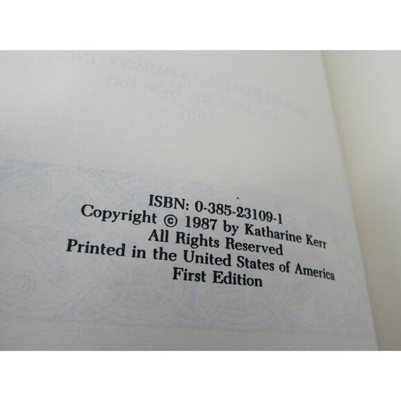 Darkspell Katherine Kerr Uncorrected Proof First Edition 1987 Doubleday Company - Picture 12 of 12